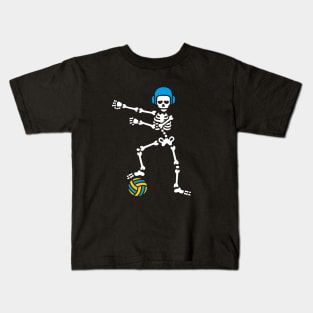 Water polo FLOSS FLOSSING skeleton Halloween Kids T-Shirt